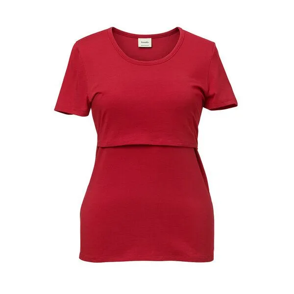 Boob Umstands- und Stillshirt Classic von boob, Dark raspberry, – Produktbild 1 von 1