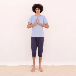 Jaya Jaya ALI TENCEL - Herren - Lässig bequeme 3/4 Hose für Männer mit etwas tieferem Schnitt, Seitentaschen – Produktbild 1 von 1