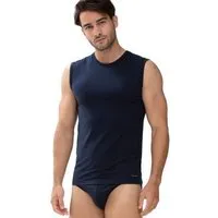 mey Mey Herren Muskel-Shirt Tank Top aus Tencel "Network", Blau, – Produktbild 1 von 1