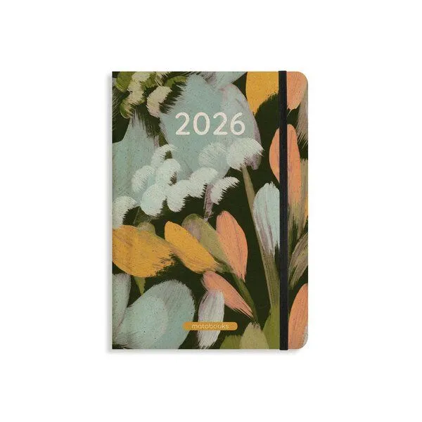 matabooks® matabooks® Nachhaltiger A5 Kalender, Jahresplaner – Samaya 2026 Farbe: Laurel (DE/EN) – Produktbild 1 von 2
