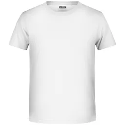 James & Nicholson James & Nicholson T-Shirt für Jungen in klassischer Form 8008B Gr. M-122/128 white – Produktbild 1 von 1