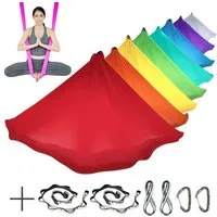 YOGALAXY YOGALAXY® Aerial Yoga Tuch Set - mit Zubehör - Premiumqualität in diversen Farben, Türkis, – Produktbild 1 von 1
