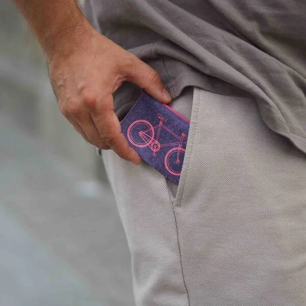paprcuts paprcuts Münzbörse, Bike (lila), – Produktbild 2 von 4