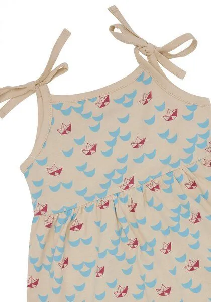 loud + proud loud + proud Babys & Kinder Kleid Druck, GOTS-zertifiziert, Vanilla(natur), – Produktbild 3 von 3