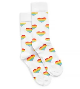 Natural Vibes Natural Vibes Rainbow Heart Socken aus Biobaumwoll-Mix – Produktbild 1 von 1