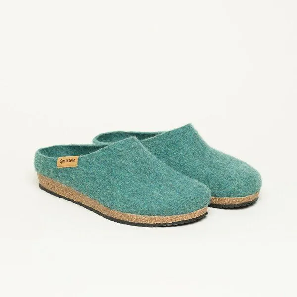 Stegmann Stegmann Filzpantoffel 208 aus 100% Merino-Wolle für Damen & Herren, Ocean, – Produktbild 1 von 4