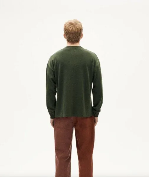 thinking mu thinking mu Bottle Green Hemp Doug T-Shirt, Grün (bottle green), – Produktbild 4 von 4
