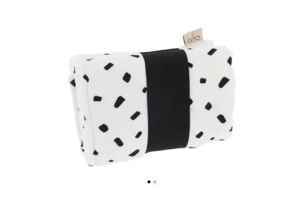 NoWaste Wrapping NoWaste Wrapping Wickelunterlage - gepolstert, Black & white (schwarz weiß), – Produktbild 1 von 4