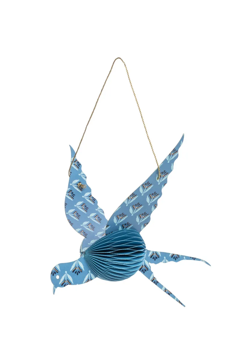 Tranquillo Papieranhänger BLUE BIRD - blau – Produktbild 1 von 1