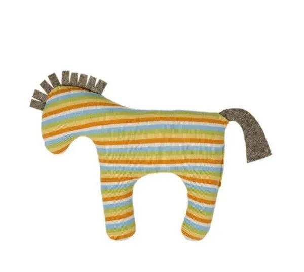 Efie Efie Rassel Pferd bunt, kbA, 100 % Made in Germany . – Produktbild 1 von 2