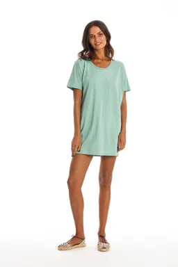 RAVENS VIEW IBIZA RAVENS VIEW IBIZA Damen vegan Kleid Jane Cameo Grün – Produktbild 1 von 1