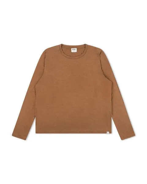 MATONA Matona Langarmshirt für Frauen aus Modal / Soft Longsleeve, Light brown, – Produktbild 4 von 4