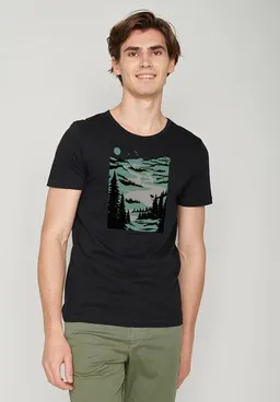 GreenBomb GREENBOMB Nature Lakeside Spice - Lässiges T-Shirt aus Bio-Baumwolle / hochwertiger Print / GOTS / Fair & Vegan – Produktbild 1 von 1