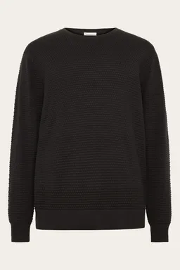 KnowledgeCotton Apparel KnowledgeCotton Apparel Herren vegan Strickpullover Vagn Bubble Crew Neck Chocolate Torte – Produktbild 1 von 1