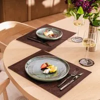 Clarissakork Clarissakork Tischset rechteckig, Braun, – Produktbild 1 von 1