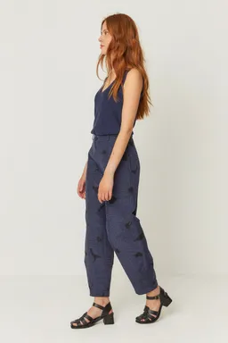 SKFK SKFK Damen vegan Hose Jordana Blau – Produktbild 1 von 1