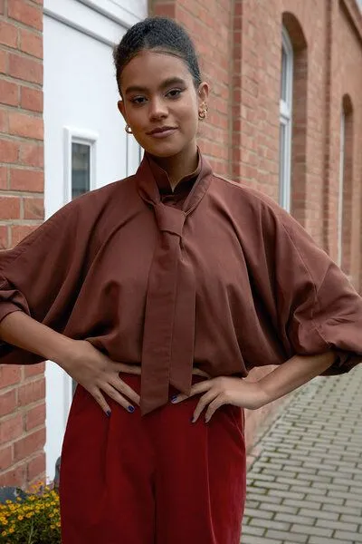 WiDDA berlin WiDDA berlin Fledermausbluse MAVIS aus TENCEL®, Weiss, – Produktbild 2 von 4