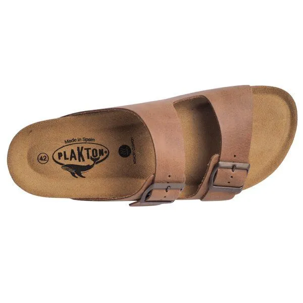 Plakton Plakton Herren Pantolette Barna, Cuero (hellbraun), – Produktbild 2 von 4