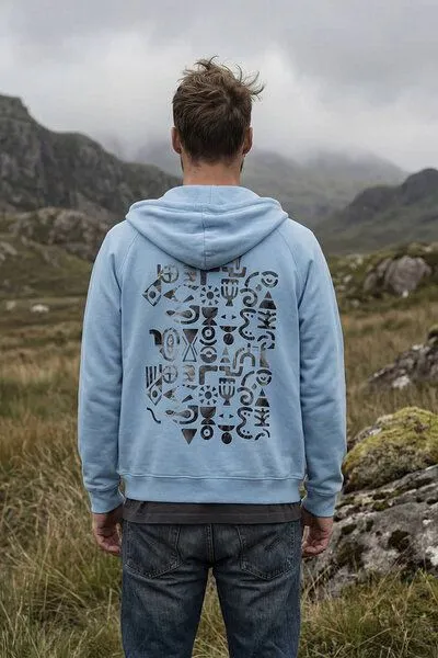 KOKOworld KOKOworld Kapuzenjacke Goa-Zip-Unisex, Light-blue sun&soil (blau), – Produktbild 2 von 4