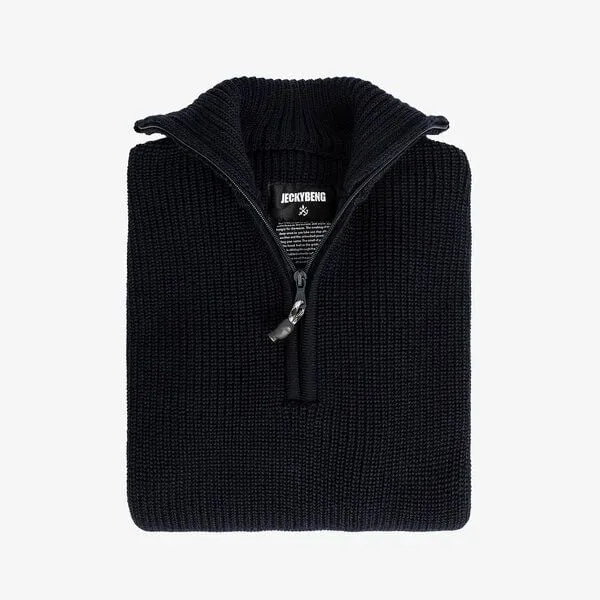 JECKYBENG JECKYBENG The MERINO TROYER, Marine, – Produktbild 1 von 4