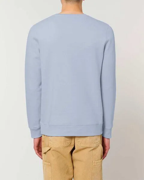 YTWOO YTWOO Unisex Sweatshirt | fairtrade & ökologisch, Blau (hell), – Produktbild 3 von 4
