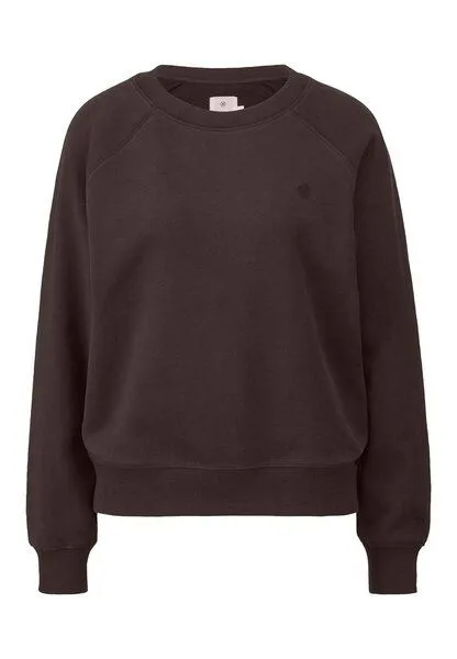 hessnatur hessnatur Sweatshirt Relaxed aus Bio-Baumwolle mit recycelter Baumwolle, Espresso, – Produktbild 3 von 4