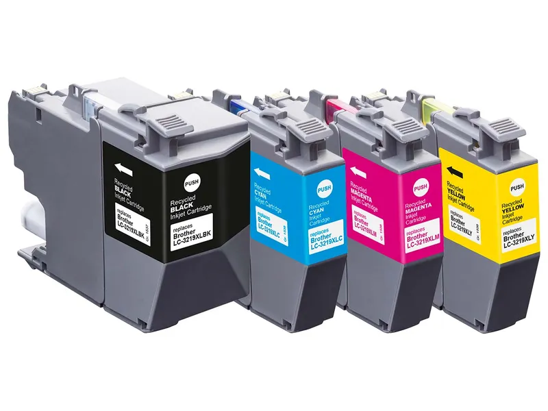 Memo memo Tintenpatronen ersetzt Brother LC-3219XL schwarz, cyan, magenta, gelb, 4er-Set – Produktbild 1 von 1