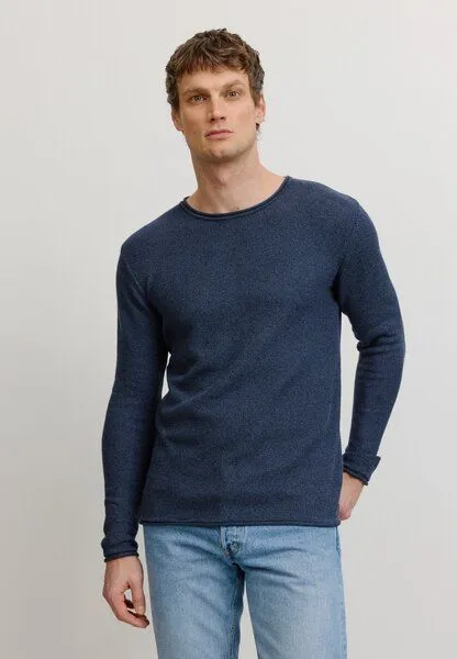 recolution Herren Strickpullover aus Bio-Baumwolle - EUKALYPTUS - recolution, Blue (blau), – Produktbild 3 von 4