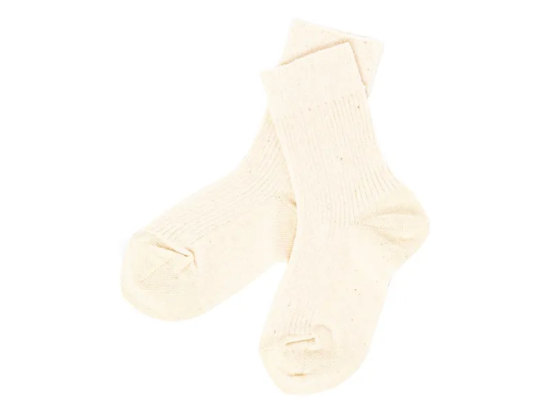 grödo Kindersocken Baumwolle-Hanf natur Gr.5-6 – Produktbild 1 von 1
