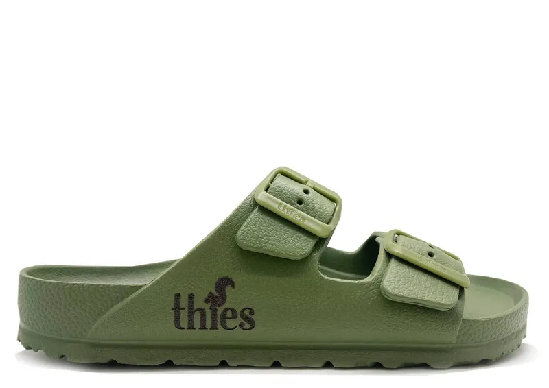 thies thies 1856 Ecofoam Sandal Vegan Sandale, Grün, – Produktbild 2 von 5