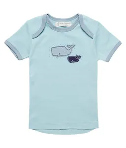 Sense Organics sense-organics Baby T-Shirt hellblau u. lachs Bio Baumwolle – Produktbild 1 von 1