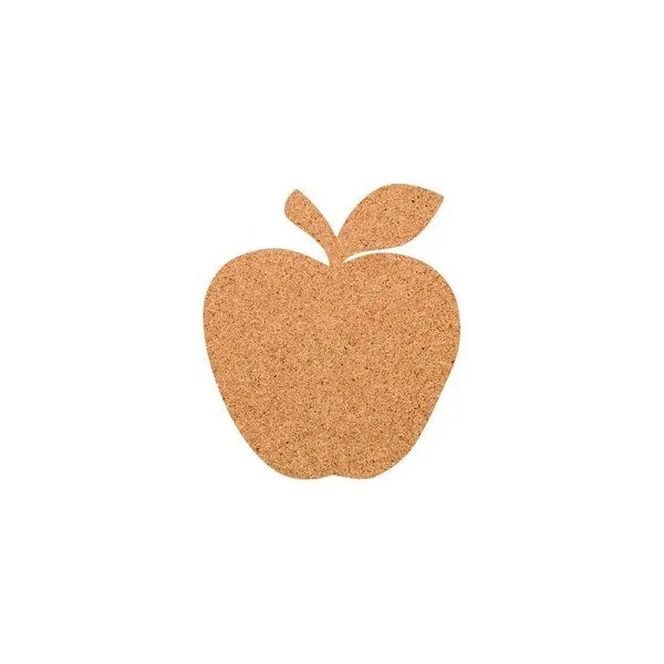 Kork-Deko Kork-Deko Apfel als Pinnwand aus Kork XXL ca. 80x50 cm | Umriss Apfel – Produktbild 1 von 1
