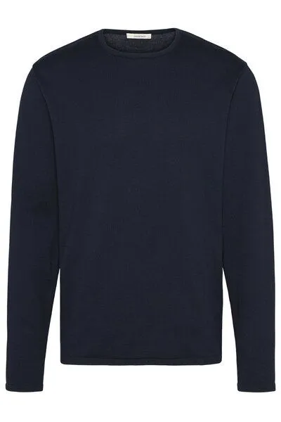 Wunderwerk Wunderwerk Herren Rundhals Pullover aus 100% Biobaumwolle "Core crewknit co male", Dunkel blau (old navy), – Produktbild 1 von 4