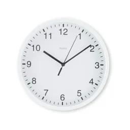 Hama Hama Wanduhr "Elba", Ø 25 cm, ohne Ticken, Weiß – Produktbild 1 von 1