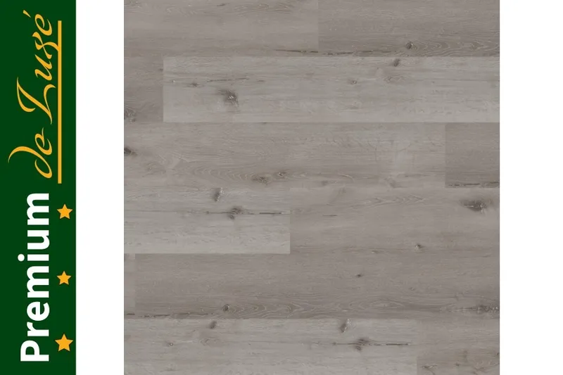 woodstore24 woodstore24 XXL Premium Deluxe 3D, 8 mm Klick Vinyl (WPC) mit intregierter Trittschalldämmung aus Kork, Eiche grau, 1524 x 228 mm, 0,7 mm Nutzschicht, (2,08 m² / Paket) – Produktbild 1 von 1