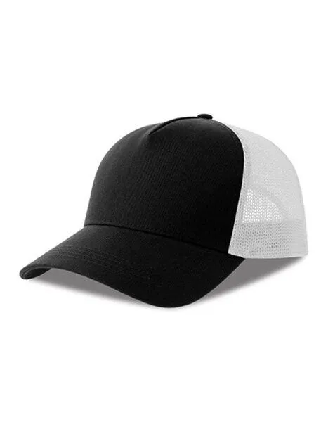 Atlantis Headwear Atlantis Headwear Damen / Herren Netz Cap 30 Farben, Schwarz/weiss, – Produktbild 1 von 3