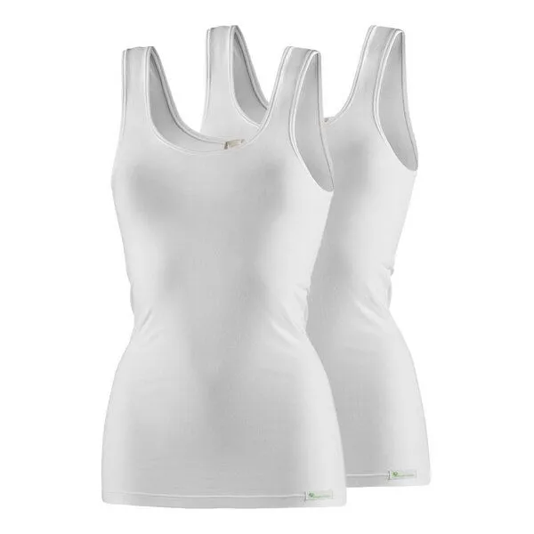 kleiderhelden kleiderhelden LadyCover 2er Pack Unterhemd, 2x weiß, – Produktbild 1 von 4