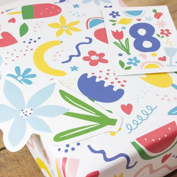 Bow & Hummingbird Bow & Hummingbird Postkarte Eight/Acht – Produktbild 3 von 3