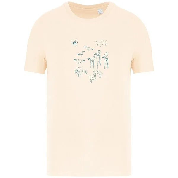 Greenspired Greenspired Basic Bio T-Shirt Nr.4 Coastal Life 155g/m² XXS - 4 XL, Elfenbein, – Produktbild 1 von 1