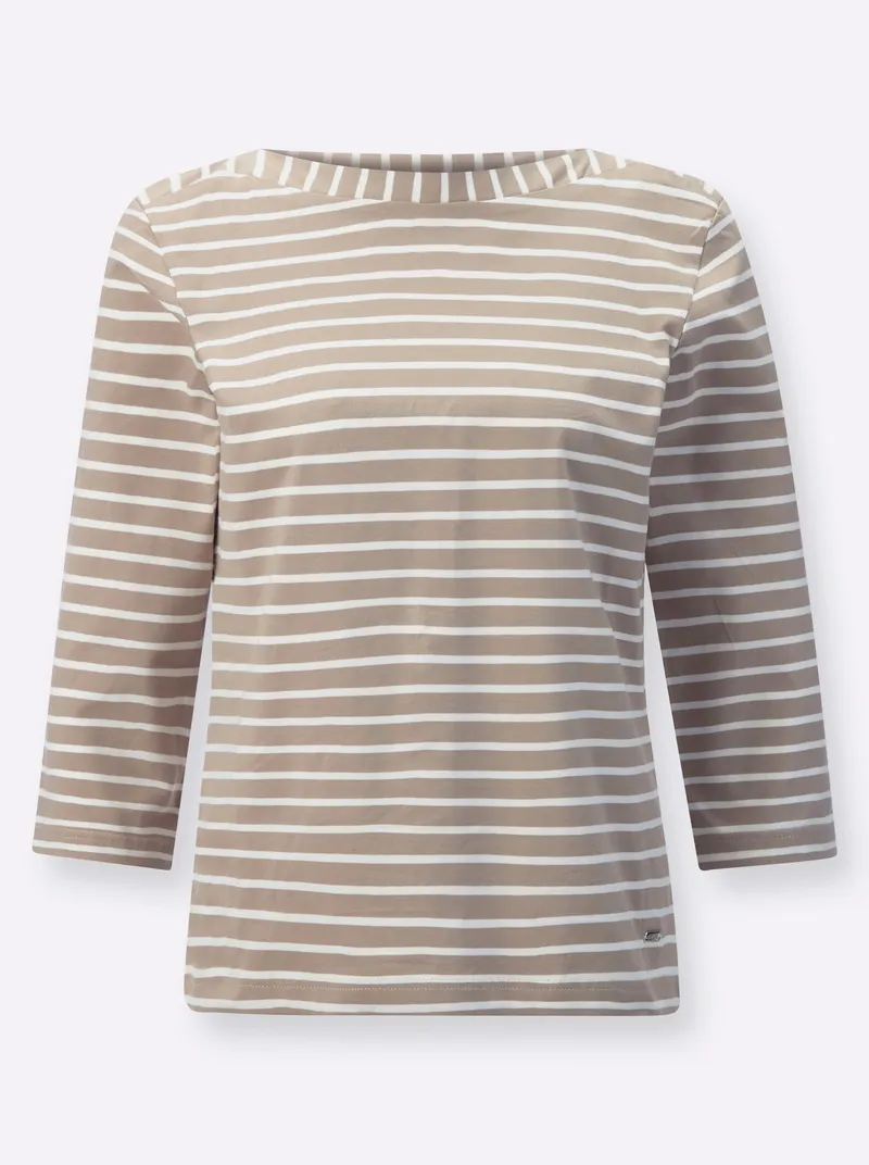 Witt Ringelshirt sesam, Sesam, – Produktbild 1 von 2