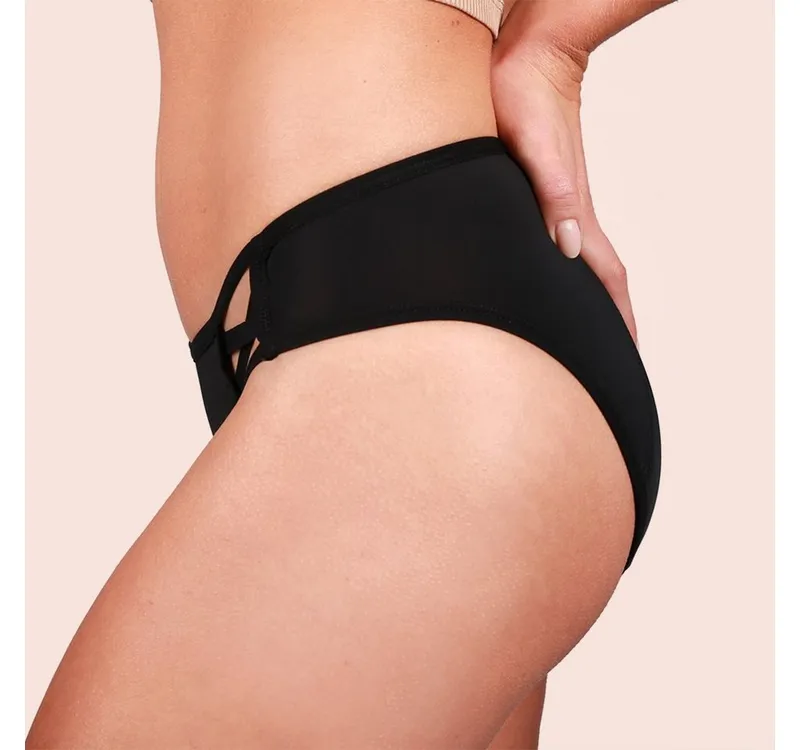 Taynie Taynie Periodenslip Woman extra stark - Periodenunterwäsche starke Blutung - Damen (1-St., 1er-Pack) Auslaufsichere Periodenunterwäsche / Periodenslip aus Bio Baumwolle – Produktbild 4 von 5