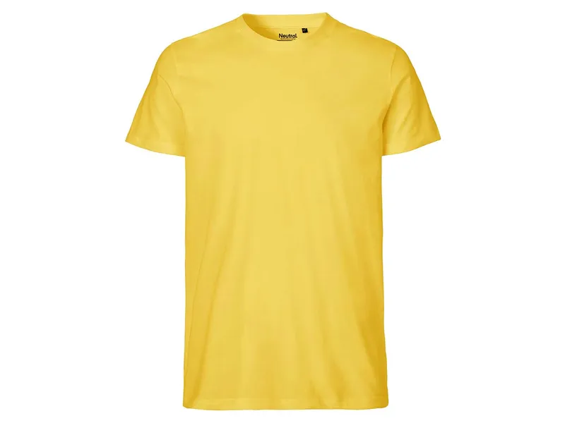 Neutral Neutral® Unisex T-Shirt Fitted Körpernah von Neutral Bio Baumwolle, Gelb, – Produktbild 1 von 5