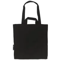 Neutral Neutral® Baumwolltasche Einkaufstasche Shopper Kurze und Lange Henkel, Schwarz, – Produktbild 1 von 1