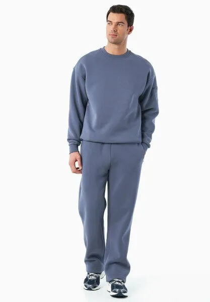 ORGANICATION ORGANICATION POLLEN | Essentials Travel Unisex Jogginghose aus Bio-Baumwolle & Recyceltem Polyester, Soft indigo, – Produktbild 2 von 4