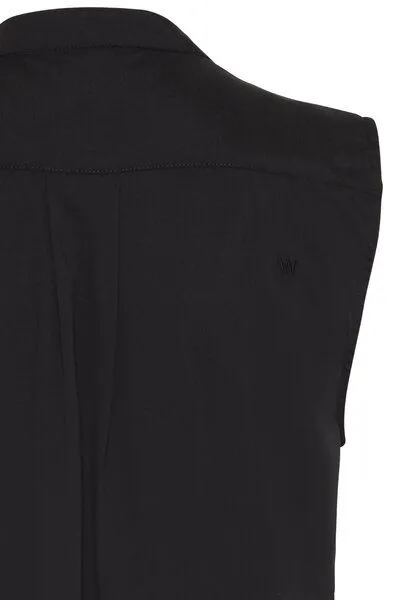 Wunderwerk Wunderwerk Damen Bluse aus Lyocell (TENCEL) "TENCEL utility blouse top", Schwarz (black 900), – Produktbild 3 von 3