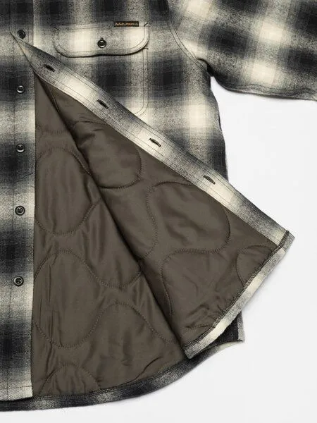 Nudie Jeans Nudie Jeans Glenn Padded Jacke - Shadow Check – Produktbild 3 von 4