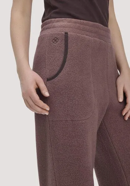 hessnatur hessnatur Fleece Hose Relaxed ACTIVE LIGHT aus reiner Bio-Baumwolle, Rosébraun, – Produktbild 2 von 4