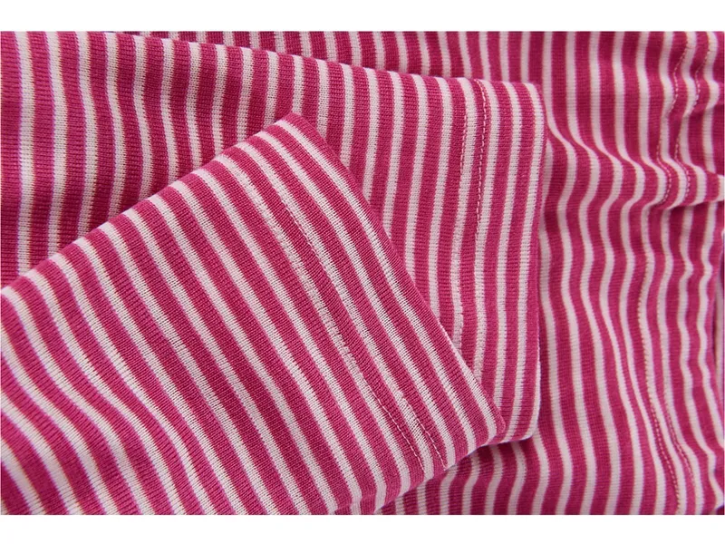 Cosilana Cosilana Kinder Unterhose langes Bein Wolle Seide pink-geringelt Gr.116, Pink, – Produktbild 2 von 2