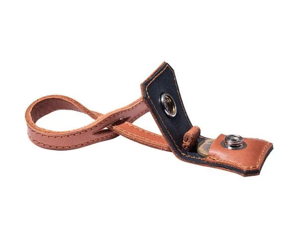 Ritagli di G Ritagli di G Token-Halter PENNY aus recyceltem Leder für Taschen 100% Made in Italy, Hellbraun, – Produktbild 3 von 4