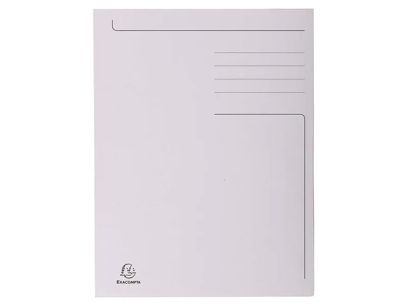 Exacompta 50 Exacompta Aktenmappen "Forever", 3 Klappen, 280 g/m², DIN A4, grau – Produktbild 1 von 1